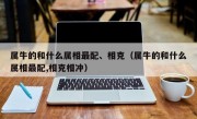 属牛的和什么属相最配、相克（属牛的和什么属相最配,相克相冲）
