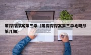 萌探探探案第三季（萌探探探案第三季毛晓彤第几期）