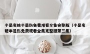 半是蜜糖半是伤免费观看全集完整版（半是蜜糖半是伤免费观看全集完整版第三集）