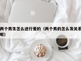 两个男生怎么进行爱的（两个男的怎么发关系呢）