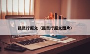 琵琶行原文（琵琶行原文图片）