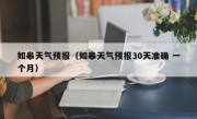 如皋天气预报（如皋天气预报30天准确 一个月）