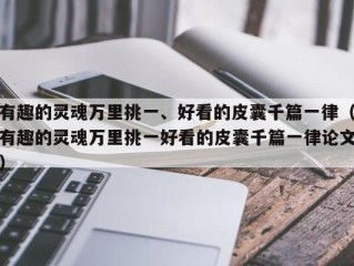 有趣的灵魂万里挑一、好看的皮囊千篇一律（有趣的灵魂万里挑一好看的皮囊千篇一律论文）