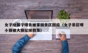 女子给猴子喂食被掌掴景区回应（女子景区喂小猴被大猴扯掉假发）