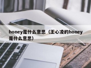 honey是什么意思（王心凌的honey是什么意思）