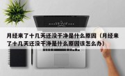 月经来了十几天还没干净是什么原因（月经来了十几天还没干净是什么原因该怎么办）