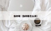 伽利略（伽利略怎么读）