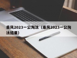 乘风2023一公淘汰（乘风2023一公淘汰结果）