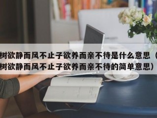 树欲静而风不止子欲养而亲不待是什么意思（树欲静而风不止子欲养而亲不待的简单意思）