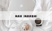 杨晨晨（杨晨晨是谁）