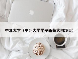 中北大学（中北大学学子斩获大创项目）
