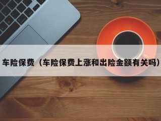 车险保费（车险保费上涨和出险金额有关吗）